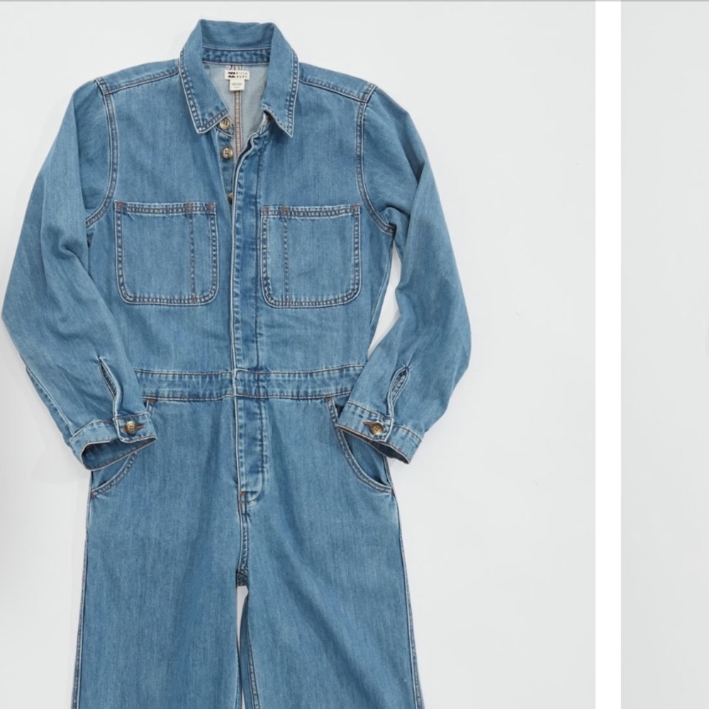 Billabong Endless Days denim jumpsuit, size S. - Picture 12 of 14